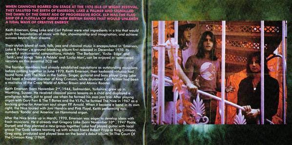 Emerson, Lake and Palmer Emerson, Lake and Palmer deluxe edition : Booklet 5